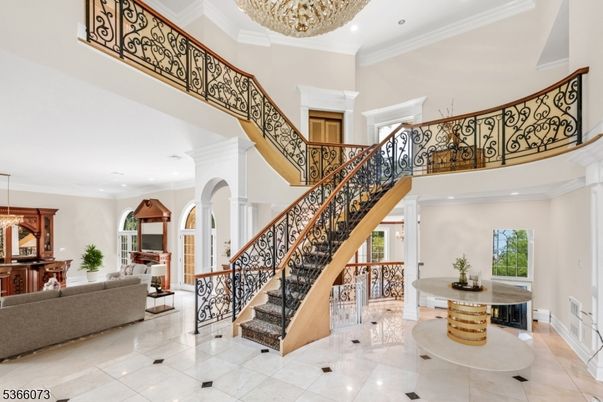 Chandelier, Interior, Recessed Lighting