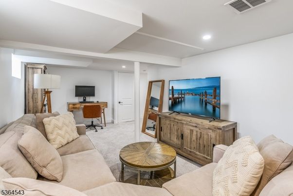 Home Office, Interior, Living room, Recessed Lighting