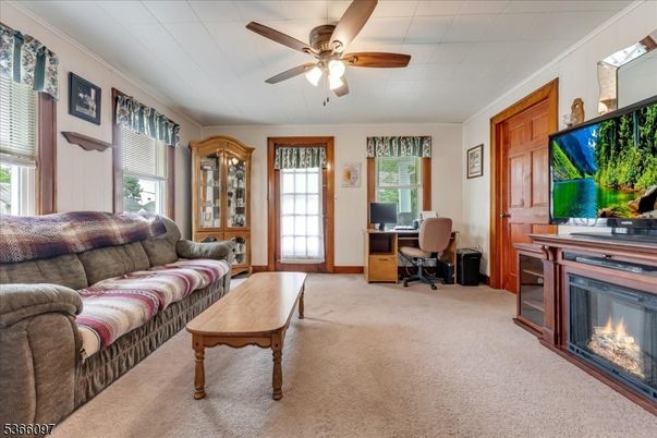 Fireplace, Home Office, Interior