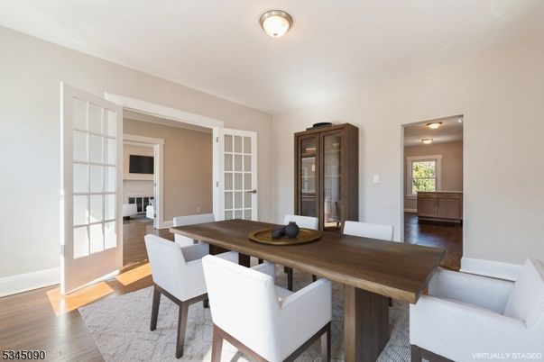Dining room, Interior, Wood Texture Flooring