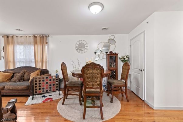 Dining room, Interior, Wood Texture Flooring