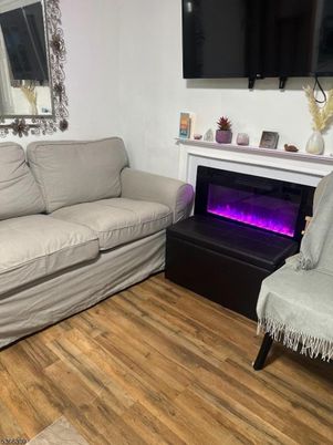 Fireplace, Interior, Wood Texture Flooring