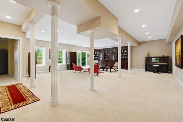 Interior, Living room, Piano, Recessed Lighting