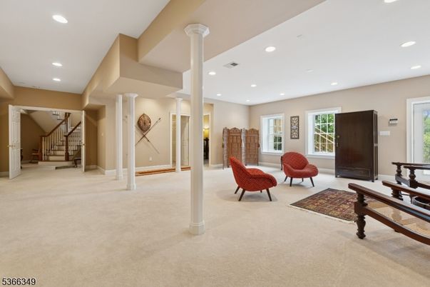 Interior, Living room, Recessed Lighting