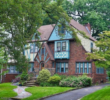 Exterior, Facade, Brick Facade, Tudor Revival