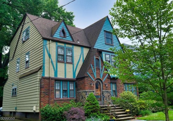 Exterior, Facade, Brick Facade, Tudor Revival
