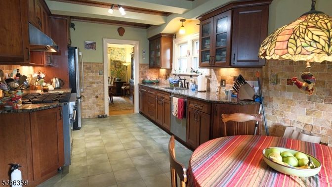 Dining room, Interior, Kitchen, Stone Walls, Wooden Beams