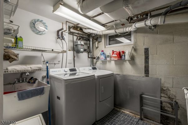 Interior, Stone Walls, Washer