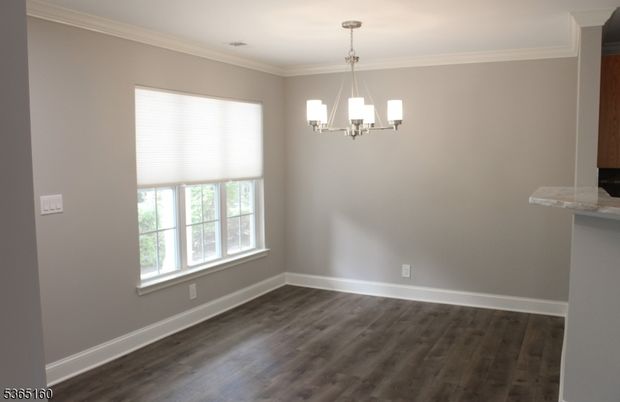 Chandelier, Empty room, Interior, Pendant Lights, Wood Texture Flooring