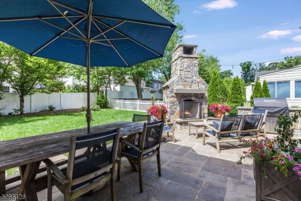 Backyard, Exterior, Fireplace