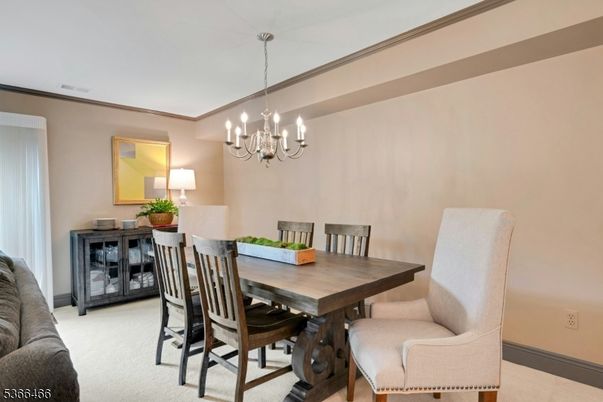Chandelier, Dining room, Interior