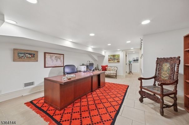 Home Office, Interior, Recessed Lighting