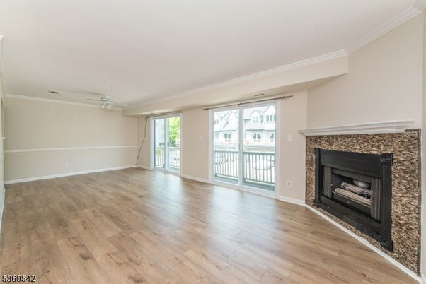 Empty room, Fireplace, Interior, Wood Texture Flooring