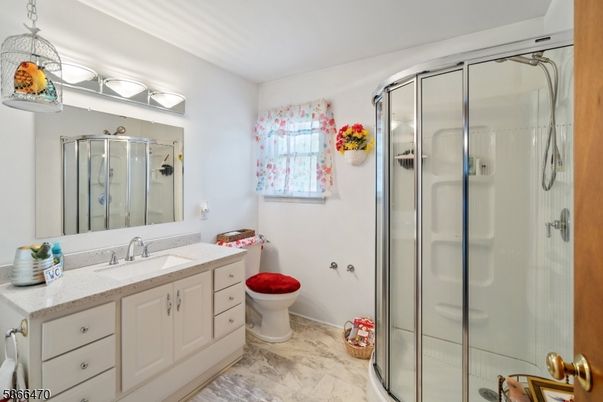 Bathroom, Glass Shower, Interior, Marble