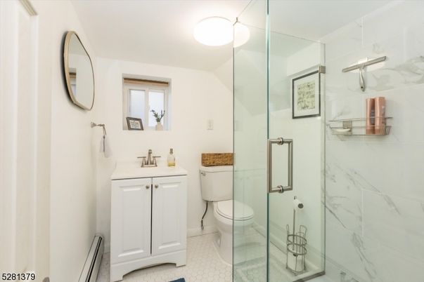 Bathroom, Glass Shower, Interior, Marble Walls