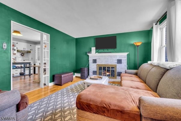 Fireplace, Interior, Living room, Wood Texture Flooring