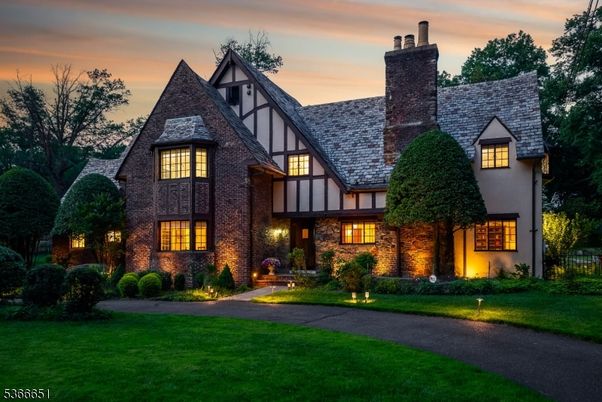 Exterior, Facade, Brick Facade, Tudor Revival