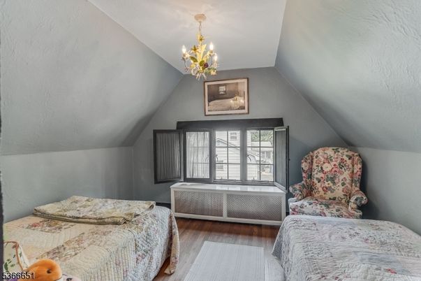 Bedroom, Chandelier, Interior, Wood Texture Flooring