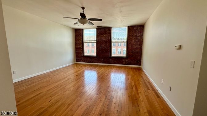 Empty room, Interior, Stone Walls, Wood Texture Flooring