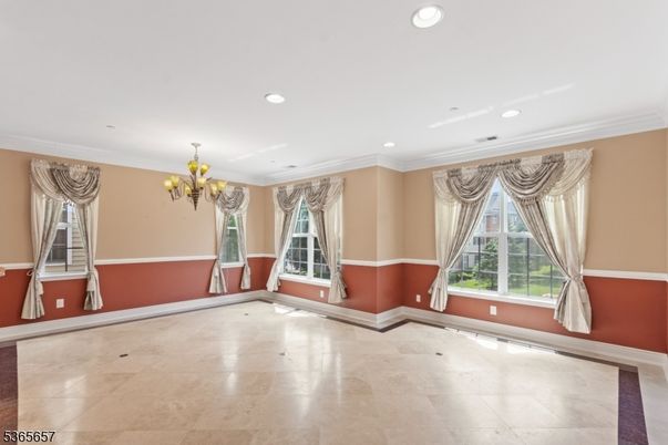 Chandelier, Empty room, Interior, Recessed Lighting