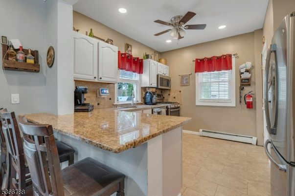 Interior, Kitchen, Recessed Lighting, Stainless Steel Appliances