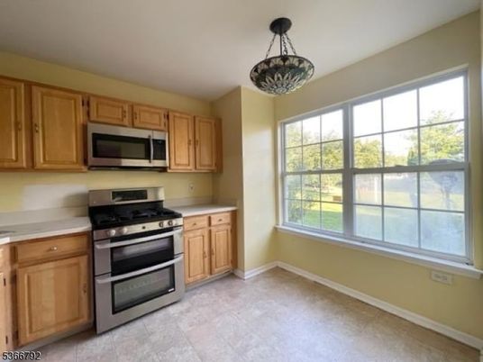 Interior, Kitchen, Pendant Lights, Stainless Steel Appliances