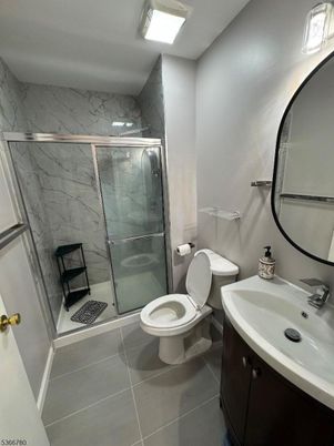 Bathroom, Glass Shower, Interior, Marble Walls