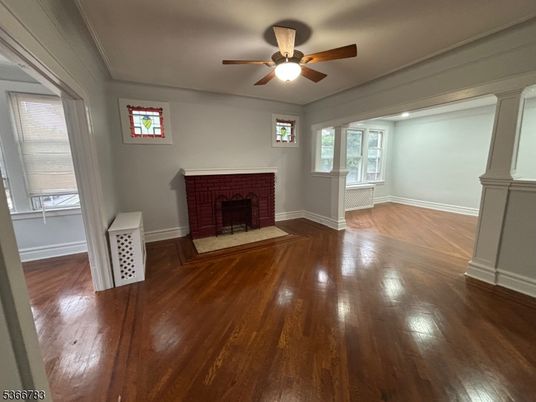 Empty room, Fireplace, Interior, Wood Texture Flooring
