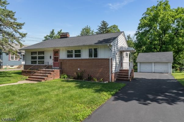 Detached Garage, Exterior, Facade, Brick Facade, Cape Cod