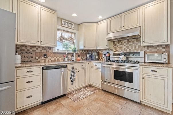 Interior, Kitchen, Recessed Lighting, Stainless Steel Appliances