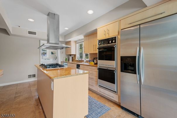 Interior, Kitchen, Recessed Lighting, Stainless Steel Appliances