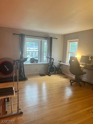 Fitness Equipment, Home Office, Interior, Wood Texture Flooring