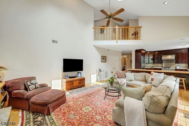 Interior, Kitchen, Living room, Recessed Lighting, Stainless Steel Appliances, Wood Texture Flooring