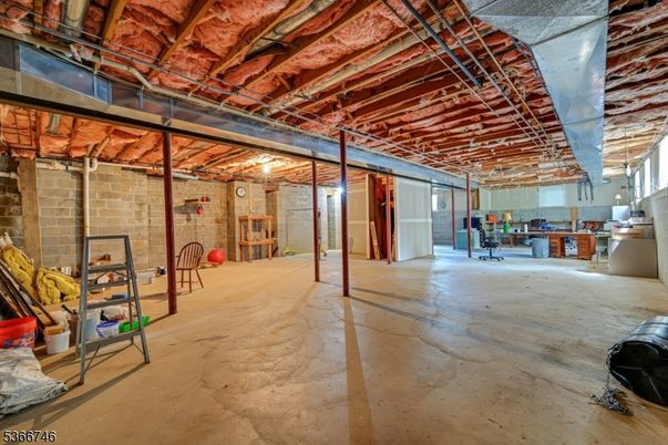 Interior, Stone Walls, Wooden Beams