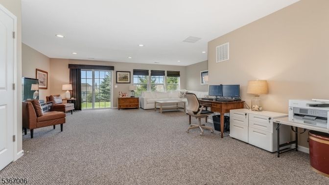 Home Office, Interior, Living room, Recessed Lighting