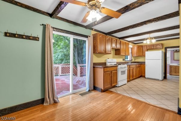 Chandelier, Interior, Kitchen, Wood Texture Flooring