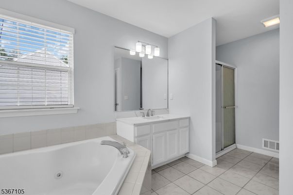 Bathroom, Dual Sink Vanities, Glass Shower, Interior