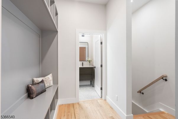 Bathroom, Interior, Recessed Lighting, Wood Texture Flooring