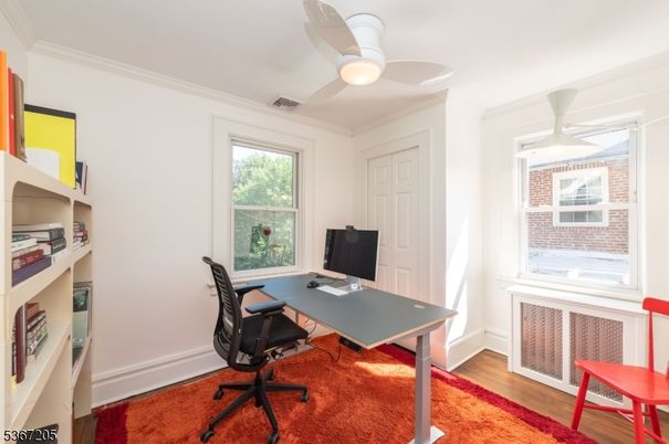 Home Office, Interior, Wood Texture Flooring