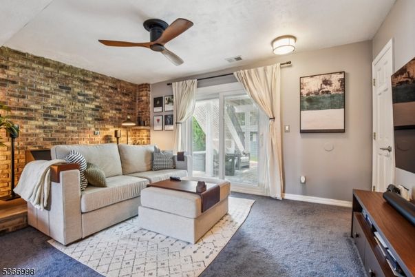 Interior, Living room, Stone Walls