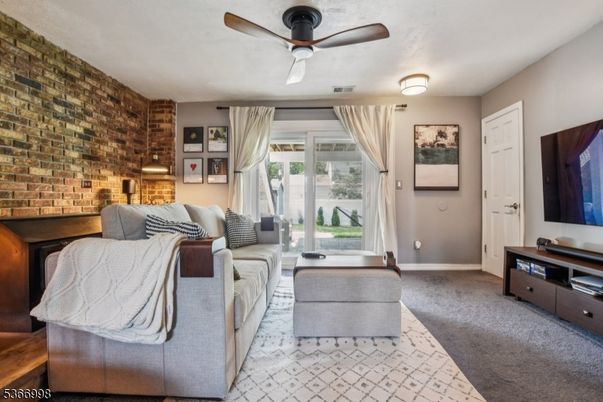 Interior, Living room, Stone Walls