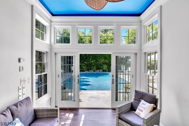 Interior, Sun Room, Wood Texture Flooring