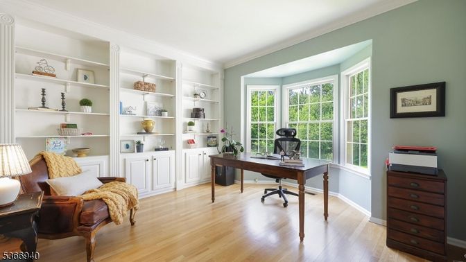Home Office, Interior, Wood Texture Flooring