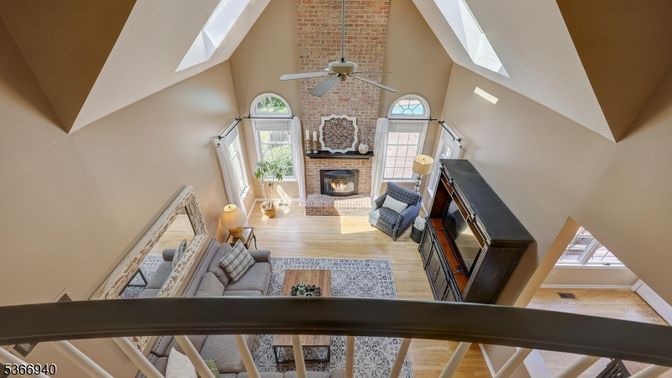 Fireplace, Interior, Living room, Stone Walls, Wood Texture Flooring