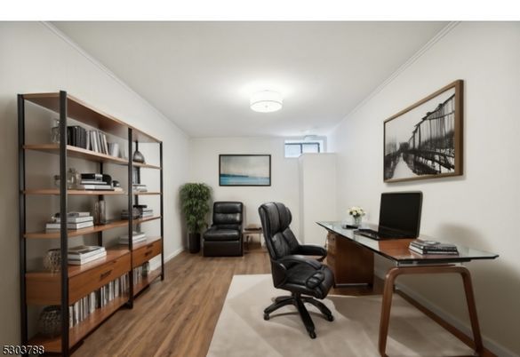 Home Office, Interior, Wood Texture Flooring