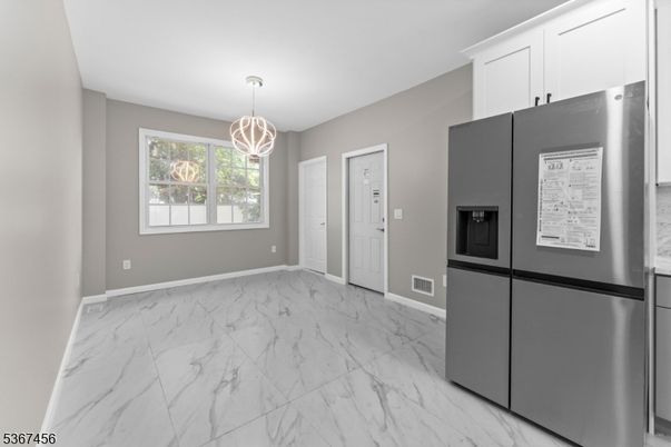 Interior, Kitchen, Marble, Pendant Lights