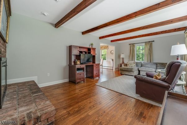Interior, Living room, Wooden Beams, Wood Texture Flooring
