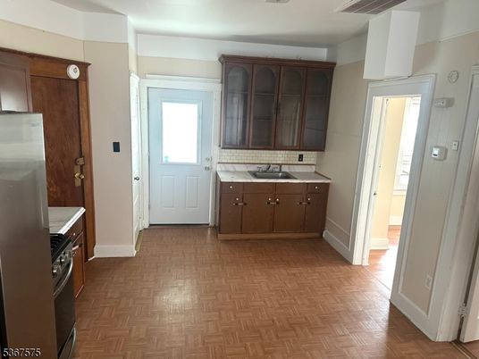 Interior, Kitchen, Wood Texture Flooring