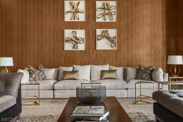 Interior, Living room, Wooden Walls