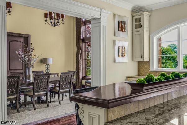 Dining room, Interior, Wood Texture Flooring